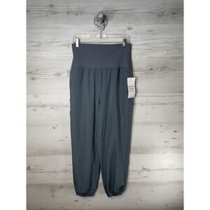 Vanilla‎ Star Jogger Pants Womens Large Gray Love to Move High Rise Ribbed Waist